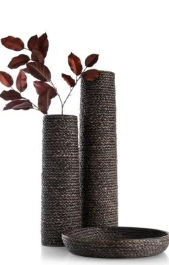 COCOmaison Vazen>Adam vaas H49cm - Zwart