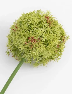 COCOmaison Kunstbloemen En -Planten>Allium spray kunstbloem H90cm - Groen