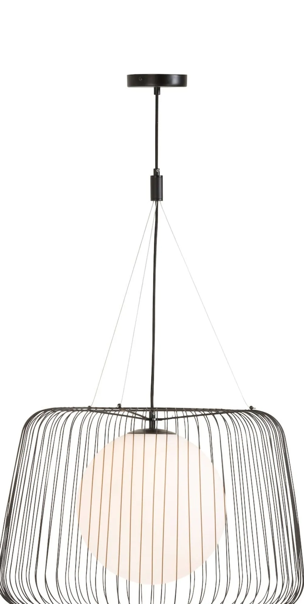 COCOmaison Vervanging Glas>Ally glazen bol D30cm - Wit