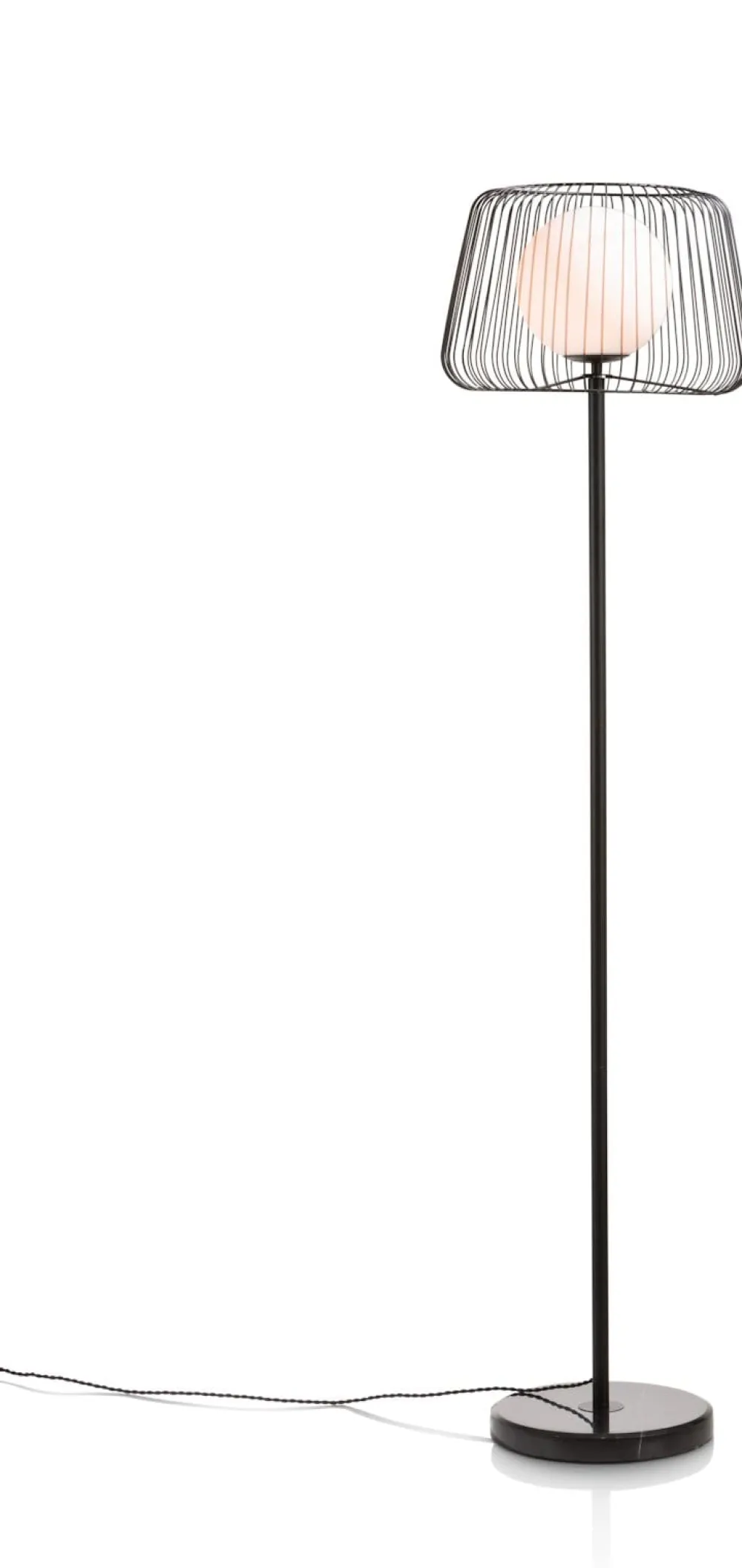 COCOmaison Vervanging Glas>Ally glazen bol D20cm - Wit