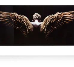 COCOmaison Schilderijen>Angel Wings fotoschilderij 80x150cm - Bruin