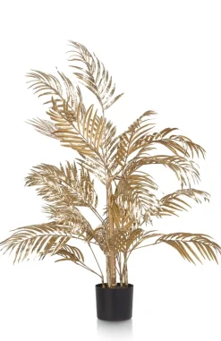 COCOmaison Kunstbloemen En -Planten>Areca Palm plant H105cm - Goud