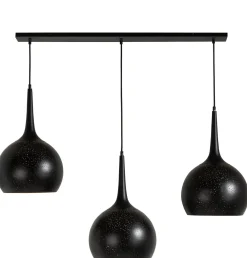 COCOmaison Hanglampen>Arjen hanglamp 3*E27 - Zwart/Goud
