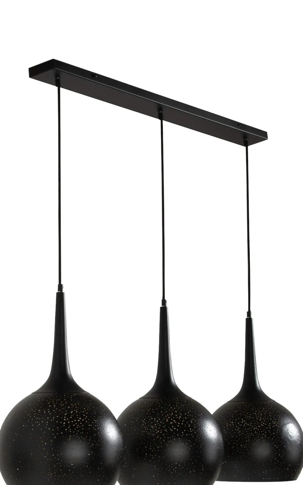 COCOmaison Hanglampen>Arjen hanglamp 3*E27 - Zwart/Goud