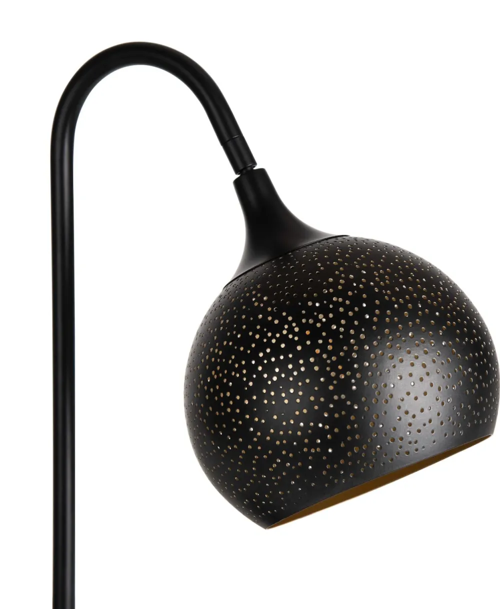 COCOmaison Tafellampen>Arjen tafellamp 1*E27 - Zwart/Goud