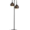 COCOmaison Vloerlampen>Arjen vloerlamp 2*E27 - Zwart/Goud