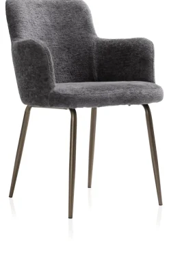 COCOmaison Eetkamer- En Barstoelen>Armstoel Olle - Antraciet