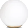 COCOmaison Vervanging Glas>Bali glazen bol D12cm - Wit