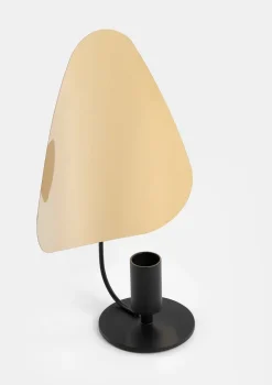 COCOmaison Kandelaars En Kaarsenhouders>Bea kandelaar H20cm - Zwart/Goud