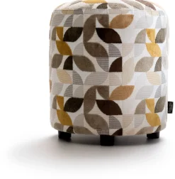 COCOmaison Poefs En Krukken>BeautiQ - Elite poef - rond 42 cm - Creme