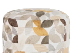 COCOmaison Poefs En Krukken>BeautiQ - Elite poef - rond 42 cm - Creme