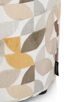COCOmaison Poefs En Krukken>BeautiQ - Elite poef - rond 42 cm - Creme