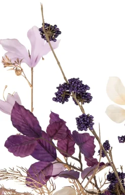 COCOmaison Kunstbloemen En -Planten>Beech Leaves Spray H95cm kunstbloem - Paars