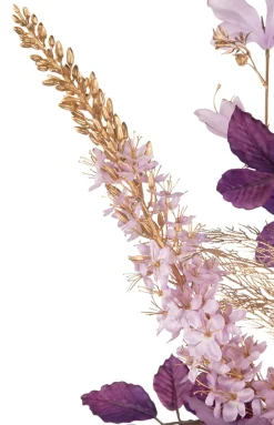 COCOmaison Kunstbloemen En -Planten>Beech Leaves Spray H95cm kunstbloem - Paars