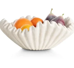 COCOmaison Tafelaccessoires>Bella schaal D28cm - Cremekleurig