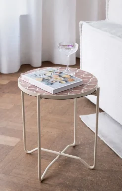 COCOmaison Bijzettafels>Bento bijzettafel H45cm - Roze