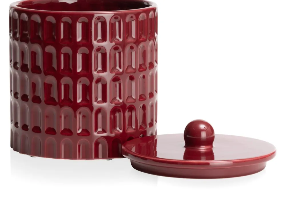 COCOmaison Potten En Bloempotten>Bisko pot H16.5cm - Bordeaux