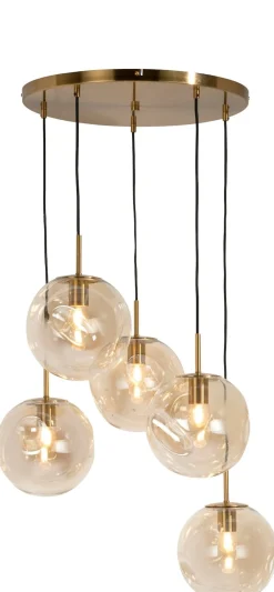 COCOmaison Hanglampen>Bo hanglamp 5*E27 - Goud