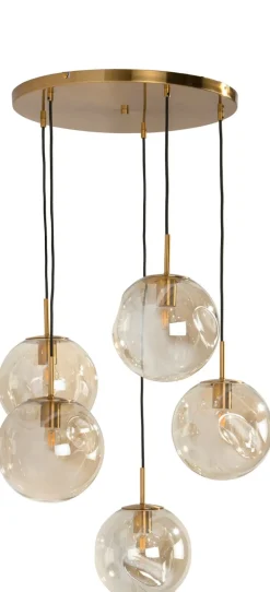 COCOmaison Hanglampen>Bo hanglamp 5*E27 - Goud