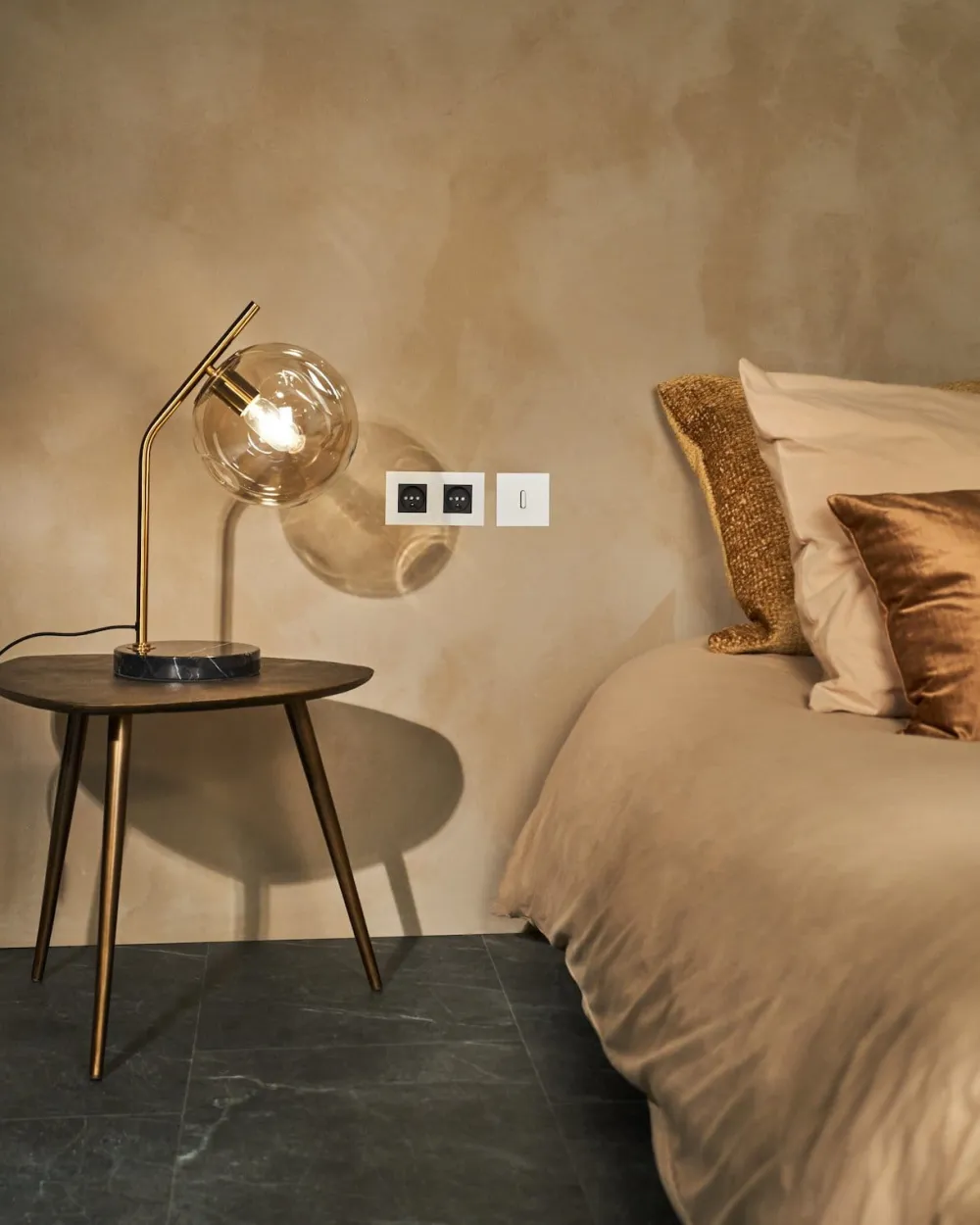 COCOmaison Tafellampen>Bo tafellamp 1*E27 - Goud