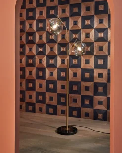 COCOmaison Vloerlampen>Bo vloerlamp 2*E27 - Goud