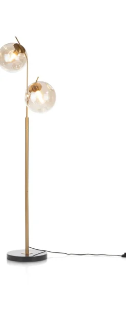 COCOmaison Vloerlampen>Bo vloerlamp 2*E27 - Goud