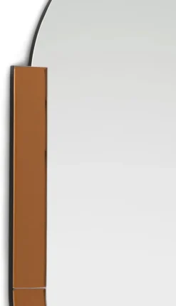 COCOmaison Spiegels En Wandspiegels>Brad spiegel 60x90cm - Oranje