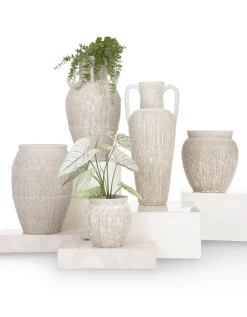 COCOmaison Potten En Bloempotten>Braga pot H25cm - Beige