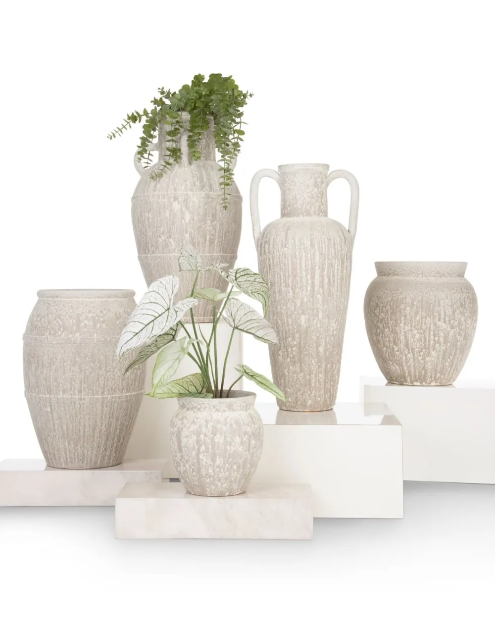 COCOmaison Potten En Bloempotten>Braga pot H25cm - Beige