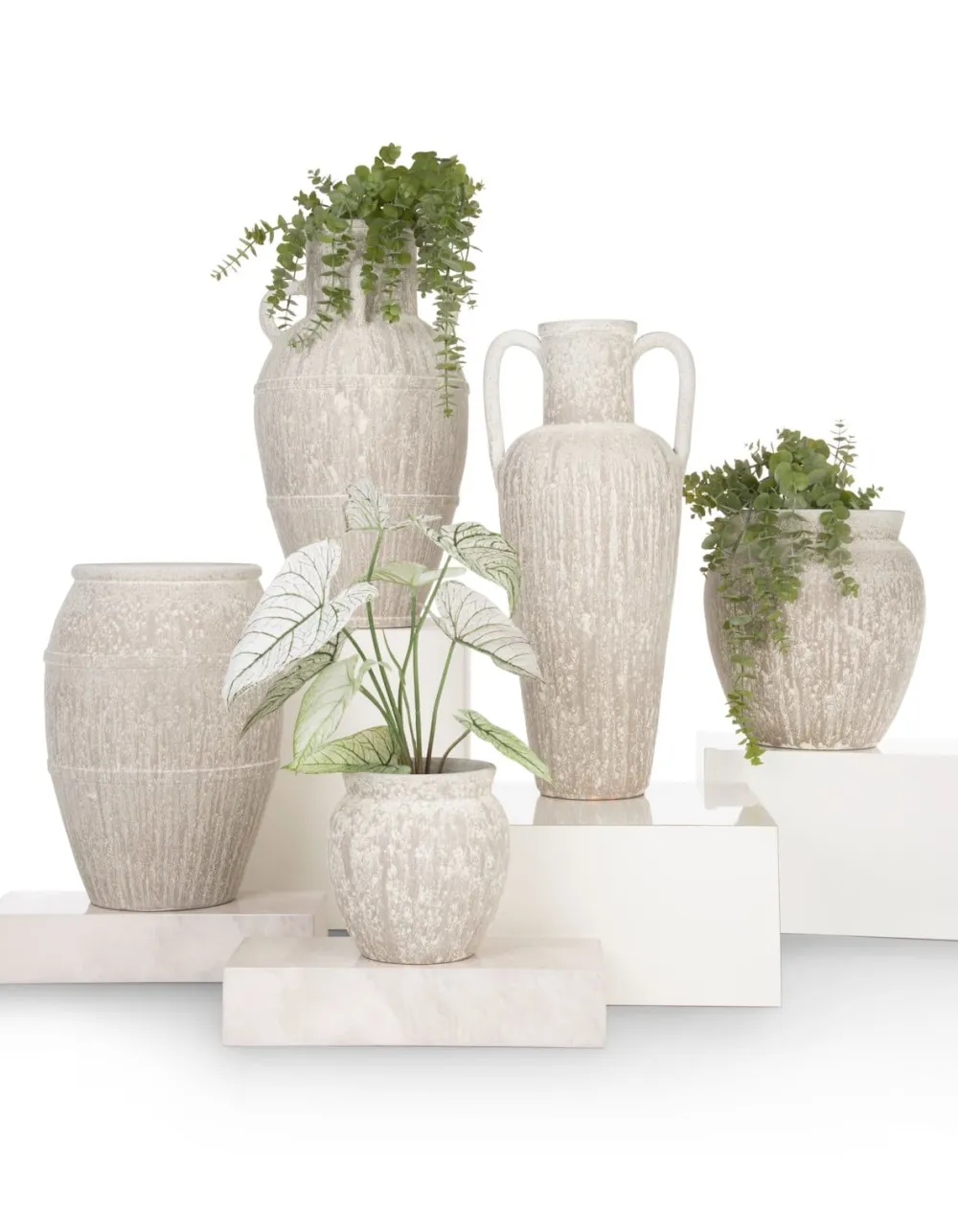 COCOmaison Vazen>Braga vaas H70cm - Beige