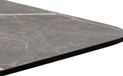 COCOmaison Bistro- En Bartafels>Brest bistrotafel marble light grey 120x75cm - Goud