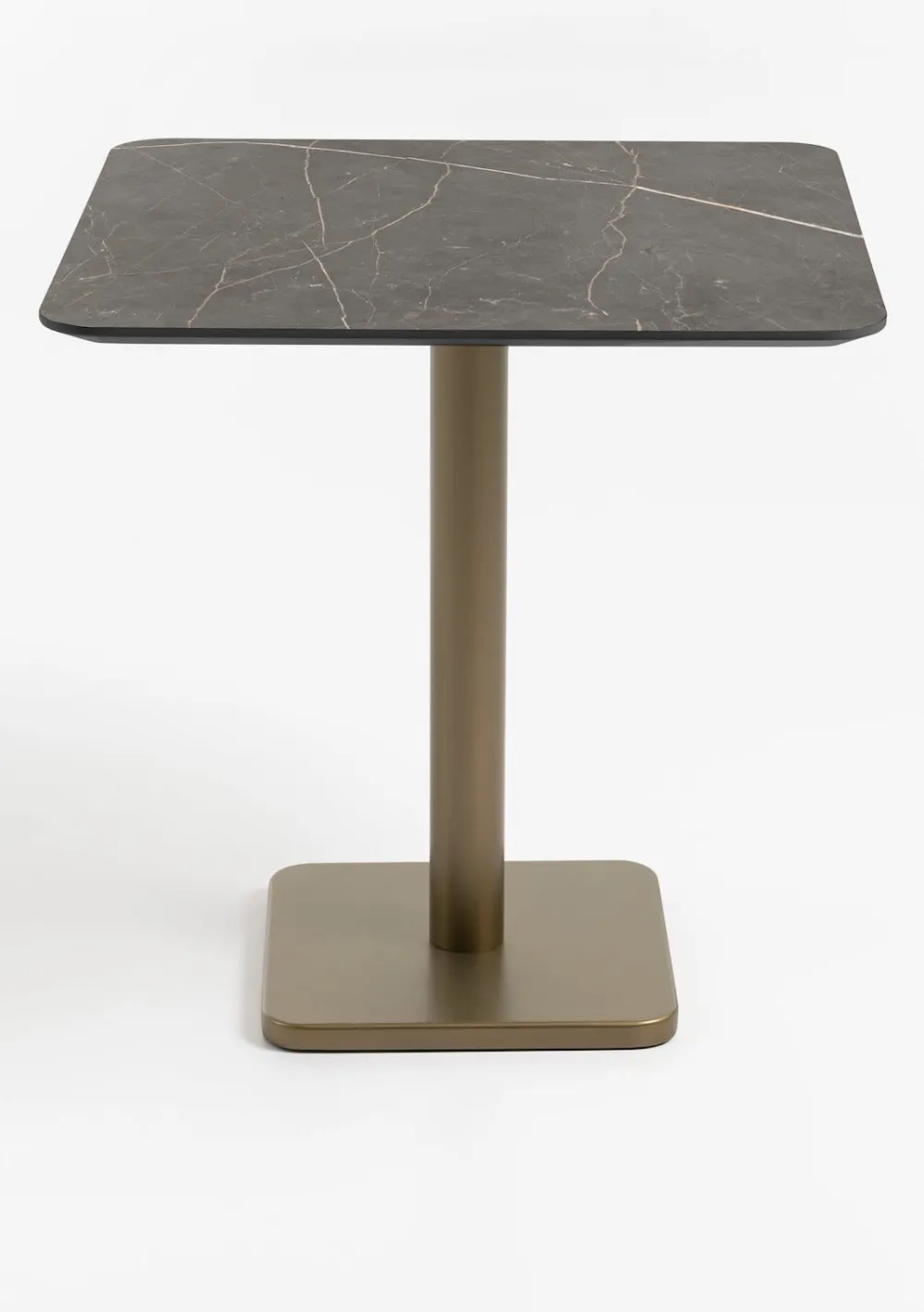 COCOmaison Bistro- En Bartafels>Brest bistrotafel marble onyx 75x75cm - Goud