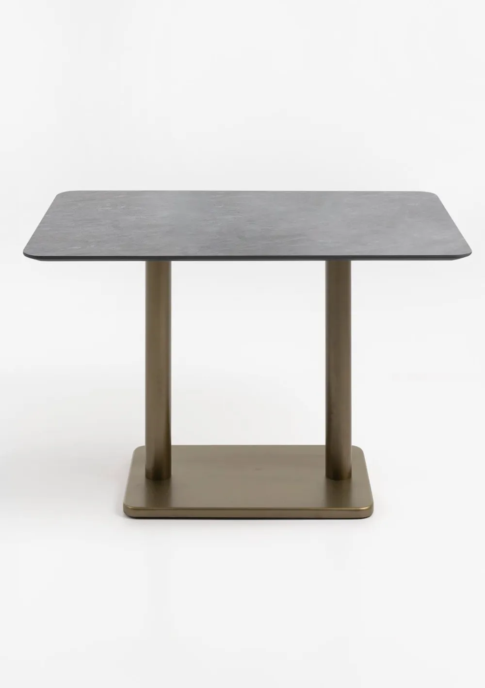 COCOmaison Bistro- En Bartafels>Brest bistrotafel stone anthracite 120x75cm - Goud