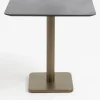 COCOmaison Bistro- En Bartafels>Brest bistrotafel stone anthracite 75x75cm - Goud