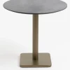 COCOmaison Bistro- En Bartafels>Brest bistrotafel stone anthracite D80cm - Goud