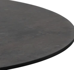 COCOmaison Bistro- En Bartafels>Brest bistrotafel stone anthracite D80cm - Goud