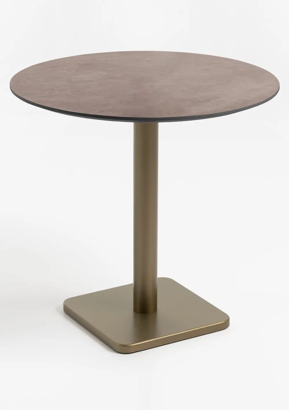 COCOmaison Bistro- En Bartafels>Brest bistrotafel stone rust D80cm - Goud