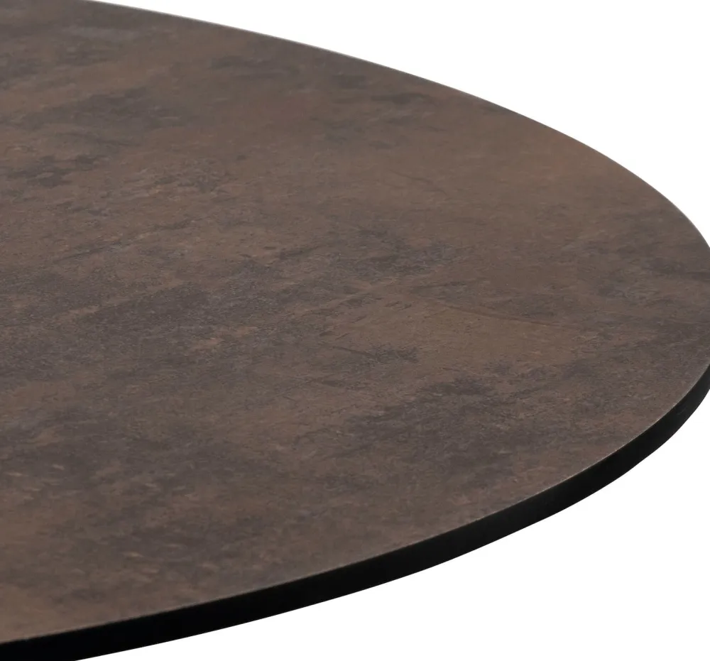 COCOmaison Bistro- En Bartafels>Brest bistrotafel stone rust D80cm - Goud