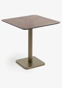 COCOmaison Bistro- En Bartafels>Brest bistrotafel stone rust 75x75cm - Goud