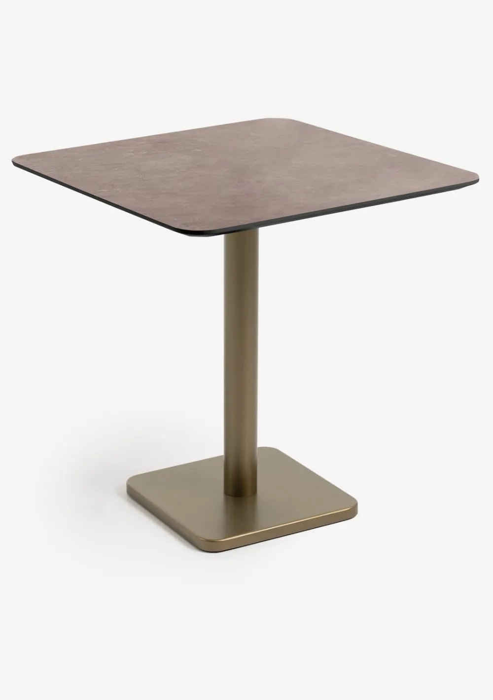 COCOmaison Bistro- En Bartafels>Brest bistrotafel stone rust 75x75cm - Goud