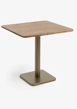 COCOmaison Bistro- En Bartafels>Brest bistrotafel vintage oak 75x75cm - Goud