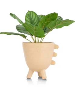 COCOmaison Kunstbloemen En -Planten>Calathea Orbifolia H45cm kunstplant - Groen