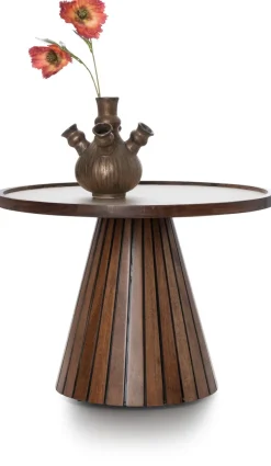 COCOmaison Salontafels>Cleo bijzettafel H44cm - Bruin