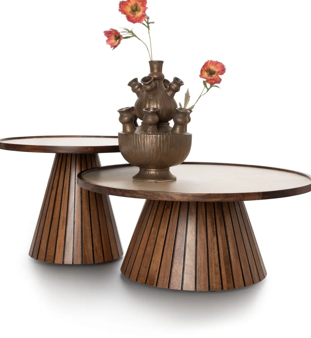 COCOmaison Salontafels>Cleo salontafel H34cm - Bruin