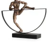 COCOmaison Beelden>Climbing beeld H33cm - Goud
