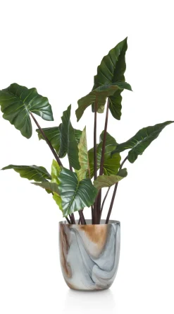 COCOmaison Kunstbloemen En -Planten>Colocasia H130cm - Groen