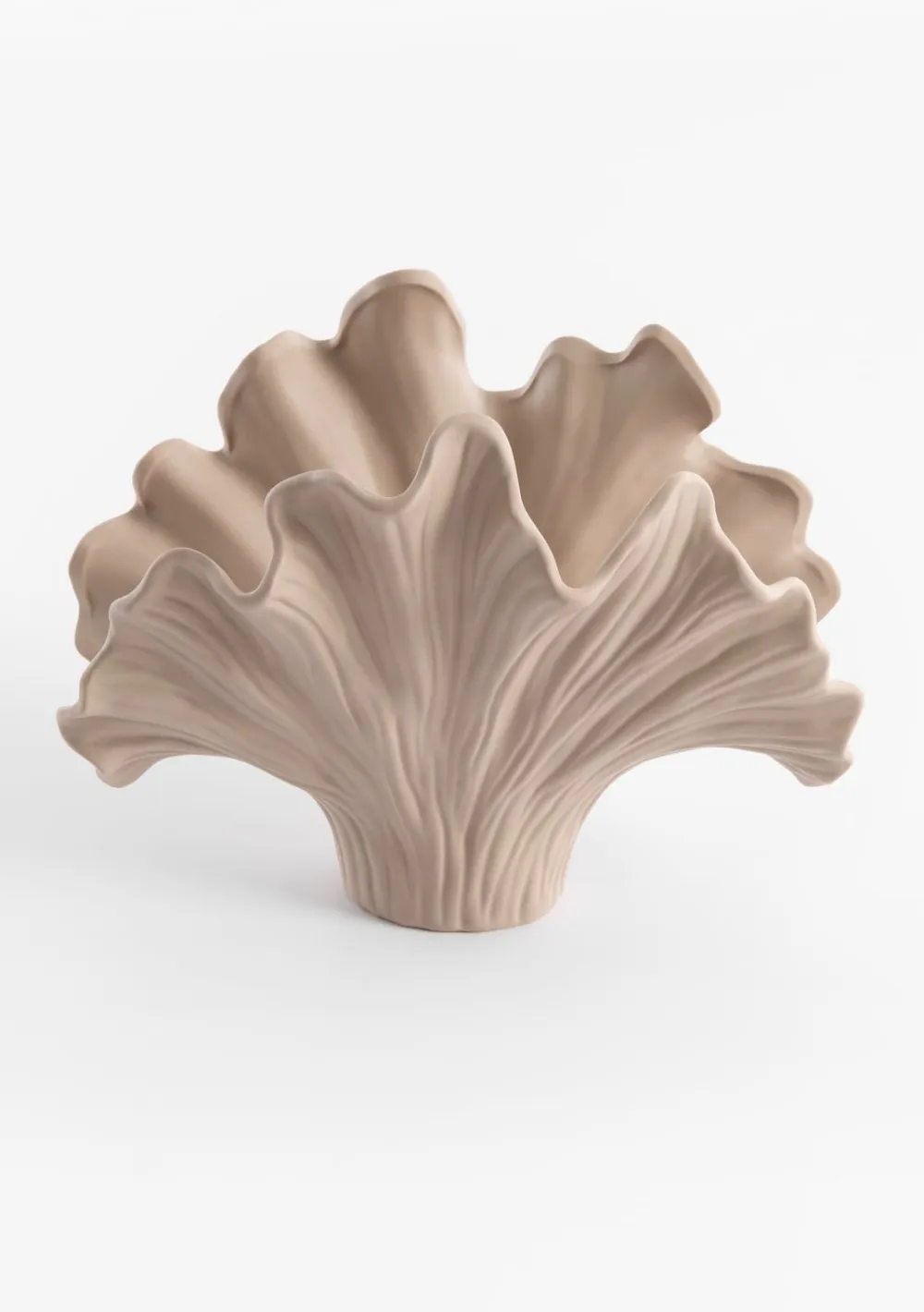 COCOmaison Vazen>Coral vaas H26cm - Grijs