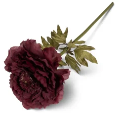 COCOmaison Kunstbloemen En -Planten>Dahlia giant spray kunstbloem 115cm - Bordeaux