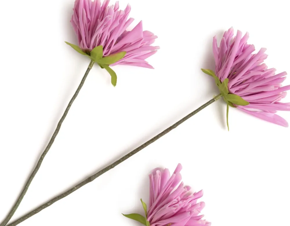 COCOmaison Kunstbloemen En -Planten>Dahlia Spider Spray kunstbloem H75cm - Paars