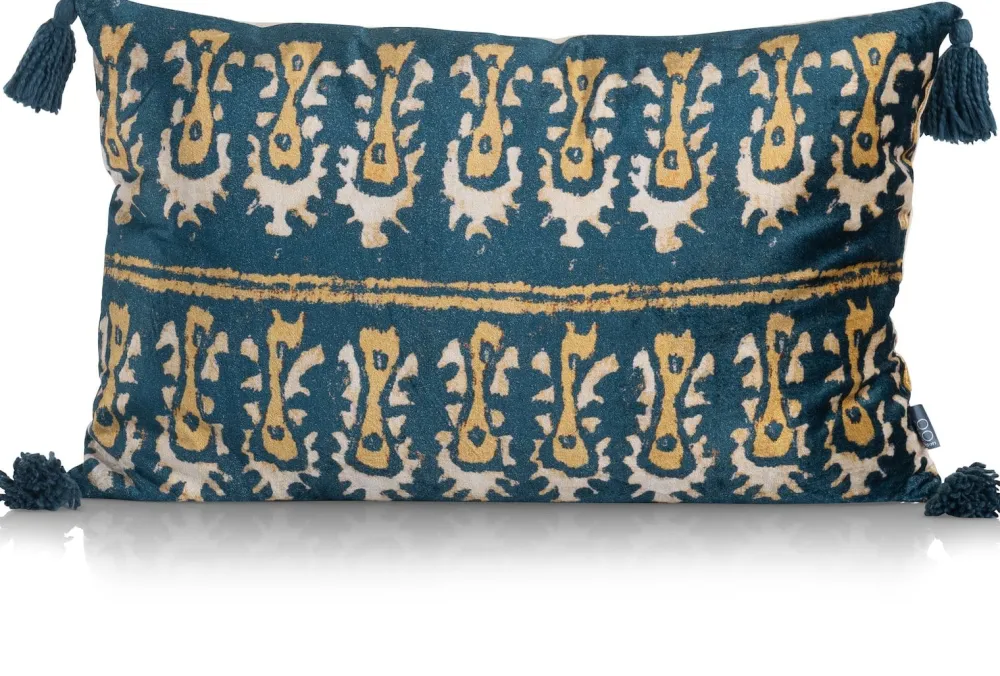 COCOmaison Sierkussens>Daisy kussen 40x60cm - Blauw